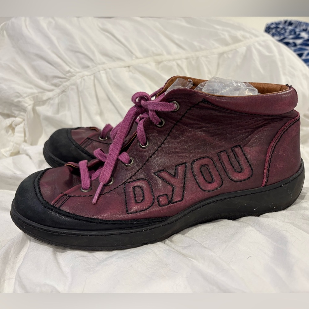 Portofino D.YOU Purple Leather Sneakers EU 39 US 8.5